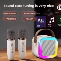 K12 Bluetooth Speaker Microphone Integrated Microphone Home Audio Bluetooth Speaker Karaoke Home Wir