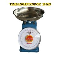Timbangan Dapur Serbaguna 10 kg KENMASTER - Timbangan Duduk Kodok Manual Buah Daging Laundry Kuat Ak