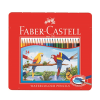 輝柏 Faber- Castell 水彩色鉛筆24色/鐵盒