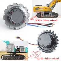 KABOLITE K970 K350 Metal Drive Wheel 1/14 RC Hydraulic Excavator Engineering Model RC Car Toy Drive Wheel Accessories