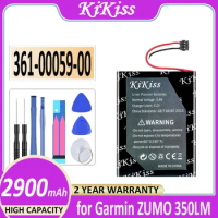 KiKiss Battery 361-00059-00 36100059-00 2900mAh for Garmin ZUMO 350LM 390LM 340LM GPS Navigator Bateria