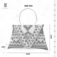 Tas Jinjing Wanita Motif Tapis Traditional Handbag