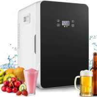 20L Mini Fridge, Mini Freezer, Large Capacity Compact Cooler and Warmer with Digital Thermostat Display and Control Temperature