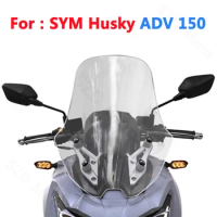 Windshield For SYM Husky ADV 150 ADV150 150 ADV 150ADV Motorcycle Accessories Windscreens Wind Deflectors Viser Transparent