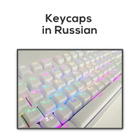 Mechanical Keyboard Keycaps OEM Profile Russian Layout German Arabic ABS Transparent 104 Keys For GK61 Anne Pro 2
