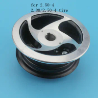 Motorcycle parts 2.80/2.50-4 2.50-4''tire wheel hub 4 inch electric Scooter aluminum alloy rims 17mm or 19mm Inner hole