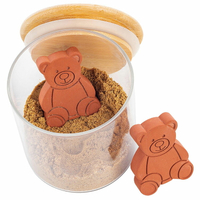 《FOXRUN》赤陶食材防潮片2入(泰迪熊) | 防潮乾燥片 陶片