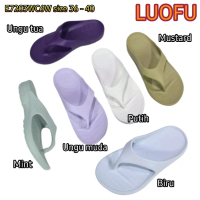 E7203WC6W LUOFU ORIGINAL jelly sandal karet empuk murah jepit cewek sendal wanita size 36 - 40 impor