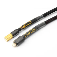 MOGAMI 2534 usb dac cable Lightning to type b hifi Stereo cable Data audio digital Cable for mobile iphone13 dac [pureline]