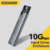 Essager External Hard Drive Portable SSD 4TB USB 3.1/Type-C Hard Disk 10GbPS High-Speed Storage For Laptop/Desktop/Mac/Phone/PS5