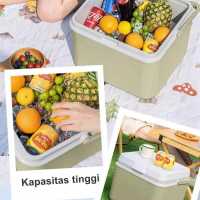 Cooler Box Pendingin Kotak Beku Tetap Segar Wadah Serba Guna Tempat Penyimpanan Es Container Box Es 