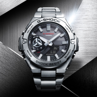 CASIO 卡西歐 G-SHOCK 太陽能 碳核心防護藍牙雙顯手錶 送禮推薦 GST-B500D-1A