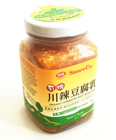味榮 有機川辣豆腐乳 全素 300公克/罐 (台灣製造)