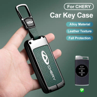 Vỏ Bọc Chìa Khóa Xe Hơi Bằng Da Hợp Kim, Cho Chery Tiggo 7 3X 5X Exeed TXT, Bảo Vệ Chất Lượng Cao, M