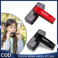 Harmonika 10 Hole Untuk Anak Harmonika Cowboy Harmonika Kromatik Harmonika Swan Dengan Kotak