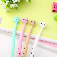 Pulpen Kucing Imut pena  Stationery Pen Kekinian Pulpen Bolpen gel pen unik cat karakter imut lucu O
