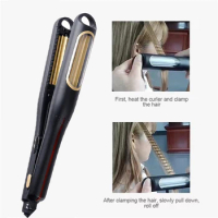 Ceramic Rotation Hair Curler Ptc Heater Professional Corn Shape Automatic Hair Curler For Hair Automatic Hair Curler Machine