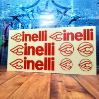 Cutting Stiker Cinelli Variasi Sepeda Sticker Frame Aksesoris Body Style Outdoor - Motorcycle