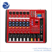 YYHC Factory Wholesale Professional 8 Channel Power Digital Echo DSP Effector Audio Mixer For Stage Performance