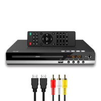 DVD Player for TV with HDMI-compatible AV-output, Home SVCD Player All Region Free CD-RW Player for Home Stereo System