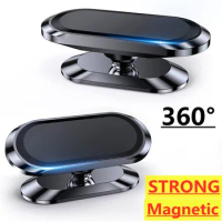 360 Rotat Car Phone Holder Magnetic Universal Magnet Phone Mount for iPhone Xiaomi Samsung in Car Mobile Cell Phone Holder Stand