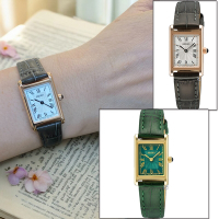 SEIKO 精工錶 CS 羅馬刻度 長方形 女錶 手錶 指針錶-SWR098P1.SWR096P1