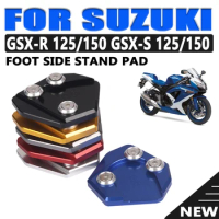Motorbike Kickstand Side Stand Extension Pad Foot Support Plate For SUZUKI GSX-R125 GSX-R150 GSXS125 GSXS150 GSX-R GSX-S 125 150
