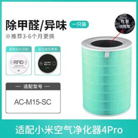 適用於小米MI米家空氣清新機4Pro濾芯【標准除甲醛】空氣清新機/淨化器代用濾芯濾網