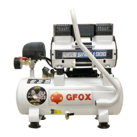 GFOX風霸 2.5HP 10L無油空壓機 OF-850-10AL
