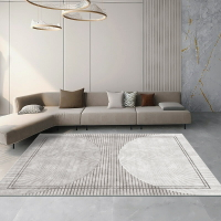 地毯客廳大面積現代簡約茶幾毯家用免洗床邊毯地墊臥室ins北歐風 寬80x長120cm