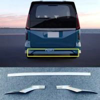 For Nissan Serena C28 2023 + Car Styling Accessories Exterior Sticker Rear Bumper Skid Moulding Protector Guard Plate Trim Strip
