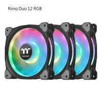 【獨家！另享10%回饋】曜越 Riing Duo 12 RGB 水冷排風扇/三顆風扇/CL-F073-PL12SW-A