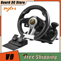 PXN V9 Gaming Racing Wheel Simracing Game Racing Wheel For Nintendo Switch/ PS4/PS3/Xbox One/PC Windows/Xbox Series S/X 270°/900