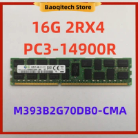 Free shipping RAM 16GB 2RX4 PC3-14900R 16G 2Rx4 DDR3 Server host memory DDR3 SDRAM M393B2G70DB0 PC RAM computer For Samsung