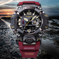 CASIO 卡西歐 G-SHOCK MUDMASTER系列 旗艦錶款 太陽能 藍芽 多功能腕錶 母親節 禮物(GWG-B1000-1A4)