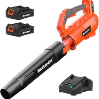 Leaf Blower Cordless with Battery and Charger, Maxlander 335cfm Cordless Leaf Blower, 2-Speed Dial Battery Powered
