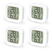 Digital Thermometer Hygrometer Mini LCD Thermometer Hygrometer Indoor Ambient Thermometer Hygrometer Indoor Home Thermometer Set