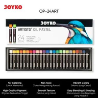 ARTISTS OIL PASTEL KRAYON MINYAK OP-ART JOYKO 24 WARNA