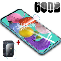 2 IN 1 Camera Glass+Screen Gel Protector For Samsung Galaxy A52 A52s A52 A50 A50S Hydrogel Film A 52 52s 51 50 50s Soft Gel Film