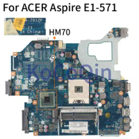 Q5WVH LA-7912P For ACER E1-531 V3-571 E1-571G V3-571G V3-531G NBC1F1100 SJTNV Laptop motherboard HM70 Mainboard DDR3 Full test