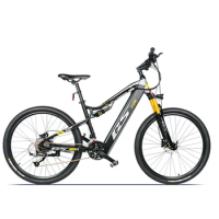 27.5-inch 1000W Electric bicycle Electric Powered Soft-Tail Mountain Electric Bike Full Suspension 48V 17AH Battery E-Bike