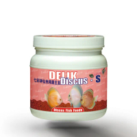 【FishLive 樂樂魚】DELIK Discus S 七彩神仙 精緻主食 S 1100ml(小餅片 七彩 神仙 魚隻 魚飼料 蝦飼料)