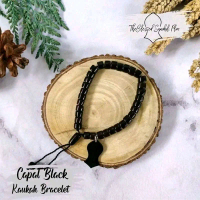 Gelang Tasbih Koka/Kaoka/Kaukah 33 Butir Asli Original 100% bandul terompah akrilik - Harga Terjangk