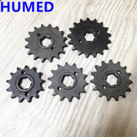 Motorcycle Front Engine 17mm 20mm 13T/14T 15T/16T/17T Sprocket For CBF125/150/CB190/RE250 Motorcycle teeth disk