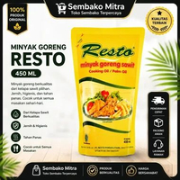 Minyak Goreng Resto 450ml Pouch - Minyak Goreng Kelapa Sawit Premium Halal BPOM Grosir Eceran Murah 