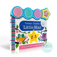 Twinkle, Twinkle, Little Star(A Sing-Along Book) | 外文 | 繪本 | 有聲書 | 兒歌 | 童謠 | 硬頁 | 拍鼓書 |