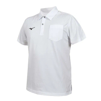 【MIZUNO 美津濃】男短袖POLO衫 -台灣製 吸濕排汗 抗UV 休閒(32TAC01501)