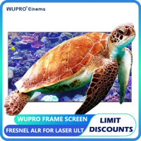 Wupro Frame Screen Fresnel Screen Anti-Light For Ultra Short Throw Projector 4K ALR Full HD 100inch High Gain TV Fixed Screen