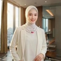 Zoya Bergo Kerudung Hijab Instant Office Semua Ukuran White