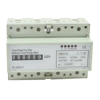 3 Phase 4 Wire Connection Test Bench Digital Energy Meter 230/400V 380V 10(100)A LEM021AG